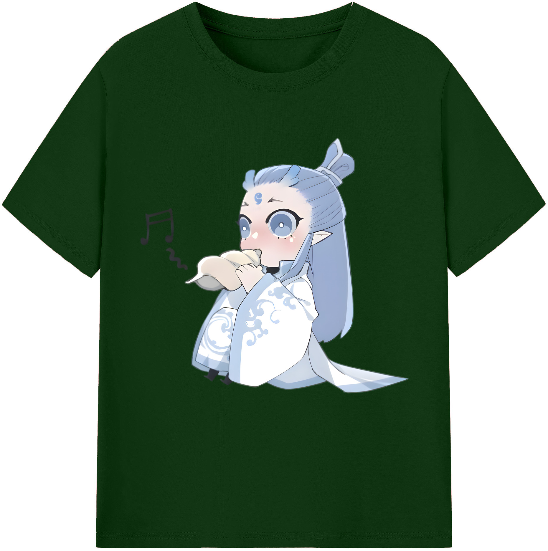 （画像用） Ne Zha 2 ナタ 魔童の大暴れ 綿100％半袖Tシャツ（フロントプリント）